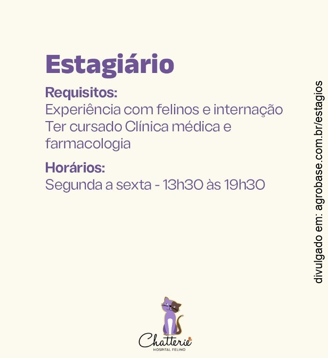 Estágio em clínica médica e farmacologia –Porto Alegre/RS [tarde]