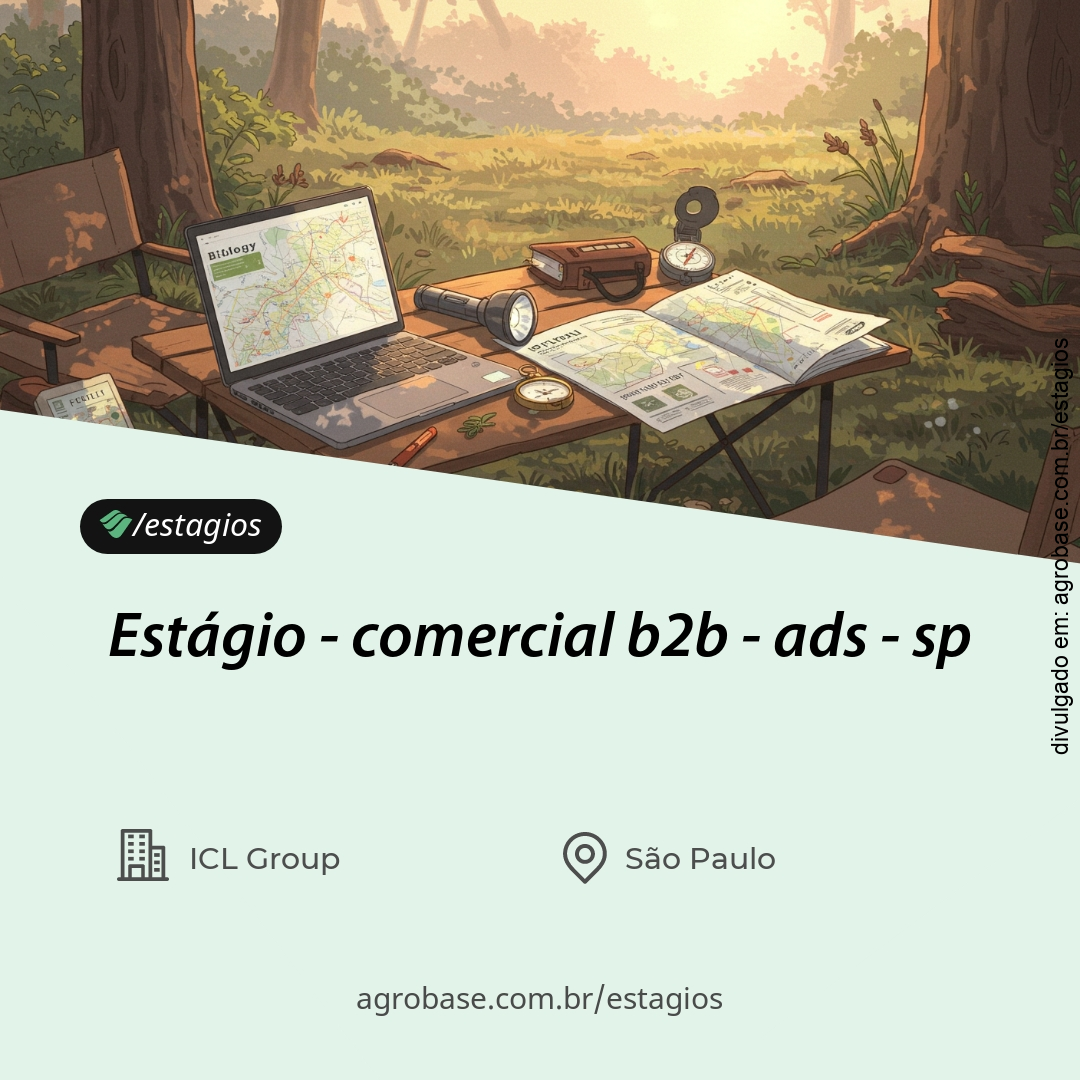 Estágio área comercial b2b – São Paulo/SP