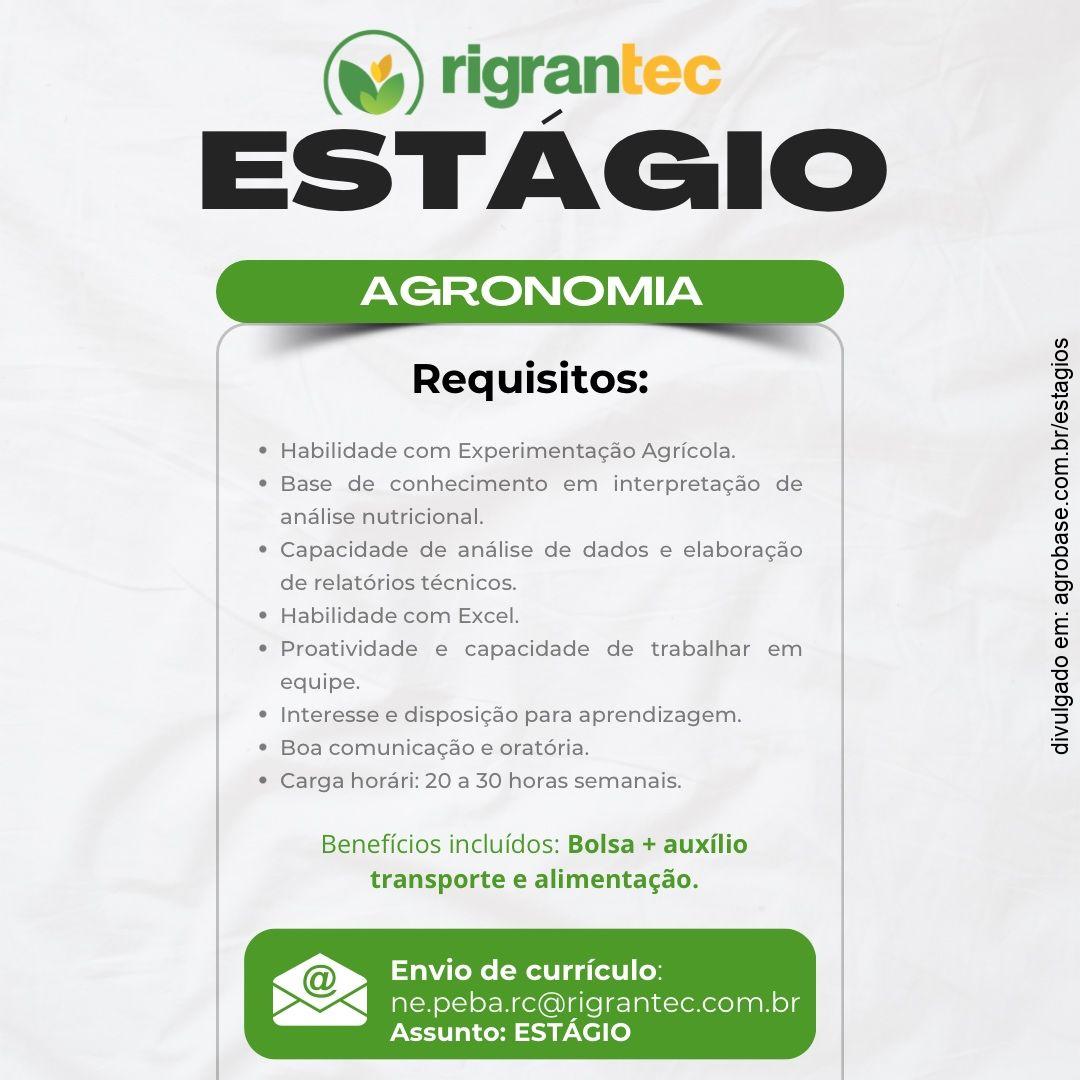 Estágio em agronomia – Petrolina/PE