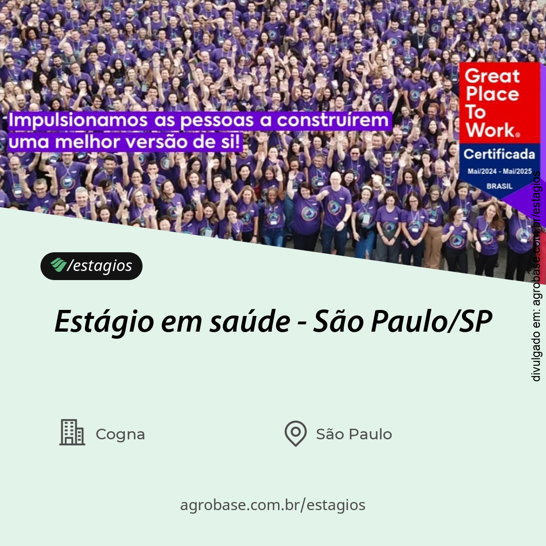 Estágio em saúde – São Paulo/SP