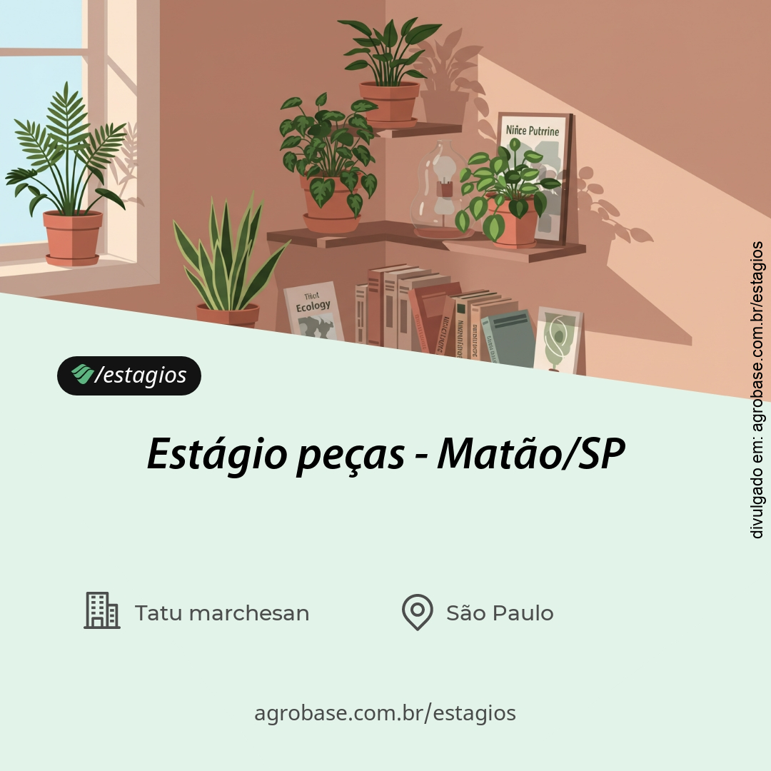 Estágio setor de peças – Matão/SP