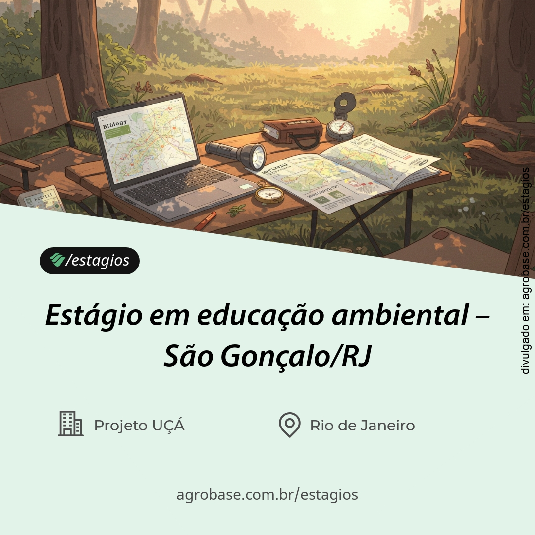 Estágio em educação ambiental – São Gonçalo/RJ