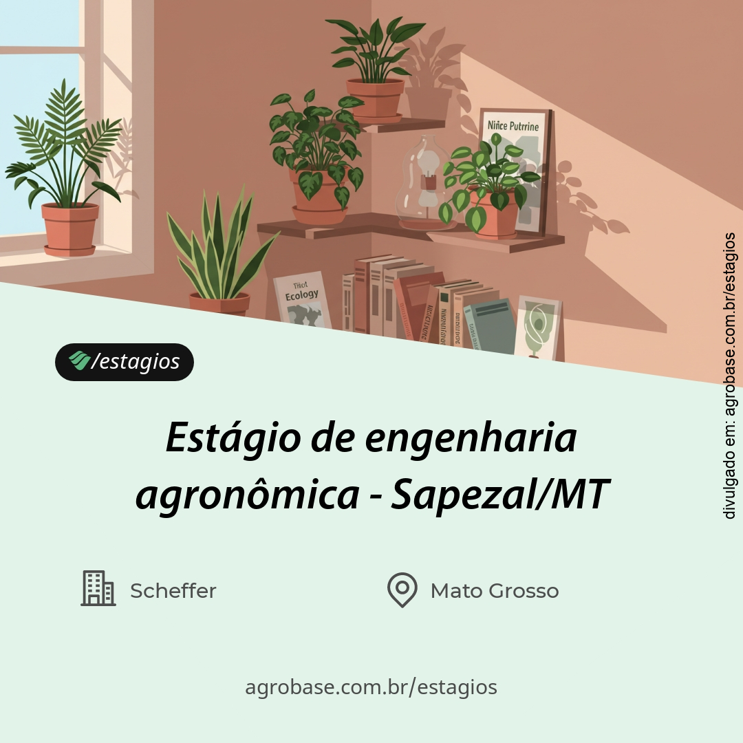 Estágio de engenharia agronômica – Sapezal/MT