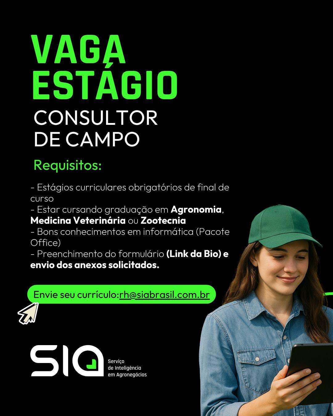Estágio para consultor de campo – Rio Grande do Sul