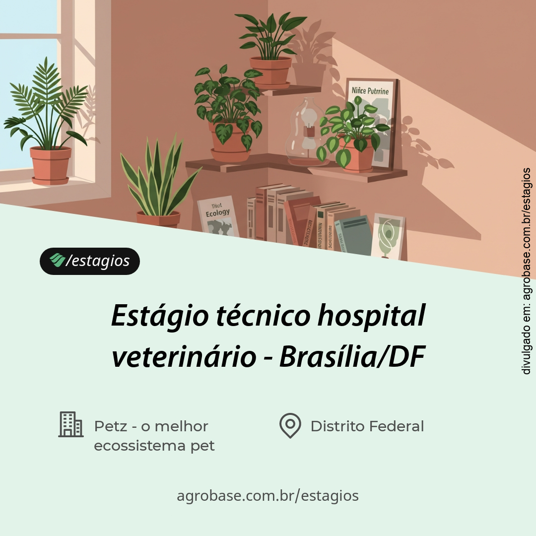 Estágio técnico hospital veterinário – Brasília/DF