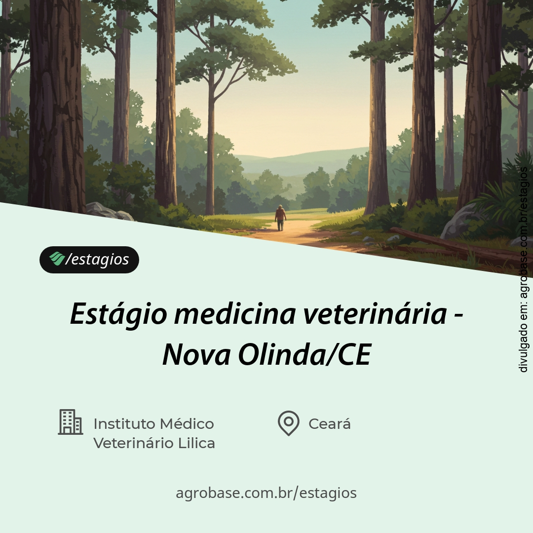 Estágio medicina veterinária – Nova Olinda/CE