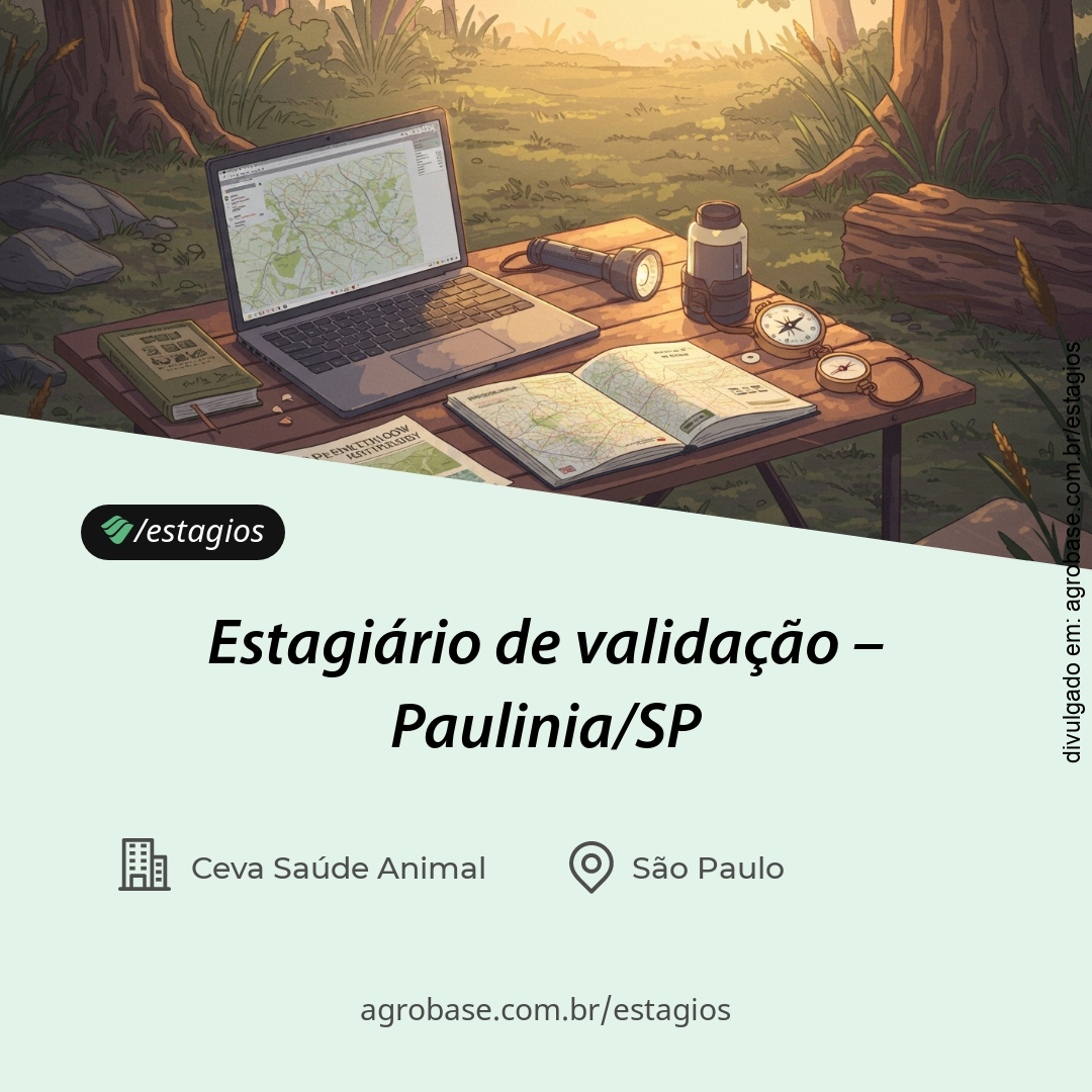 Estagiário de validação – Paulinia/SP