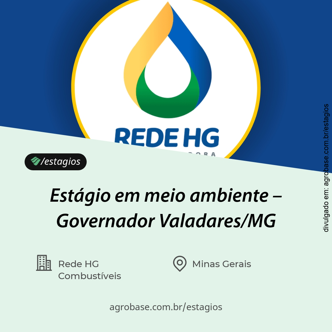 Estágio em meio ambiente – Governador Valadares/MG