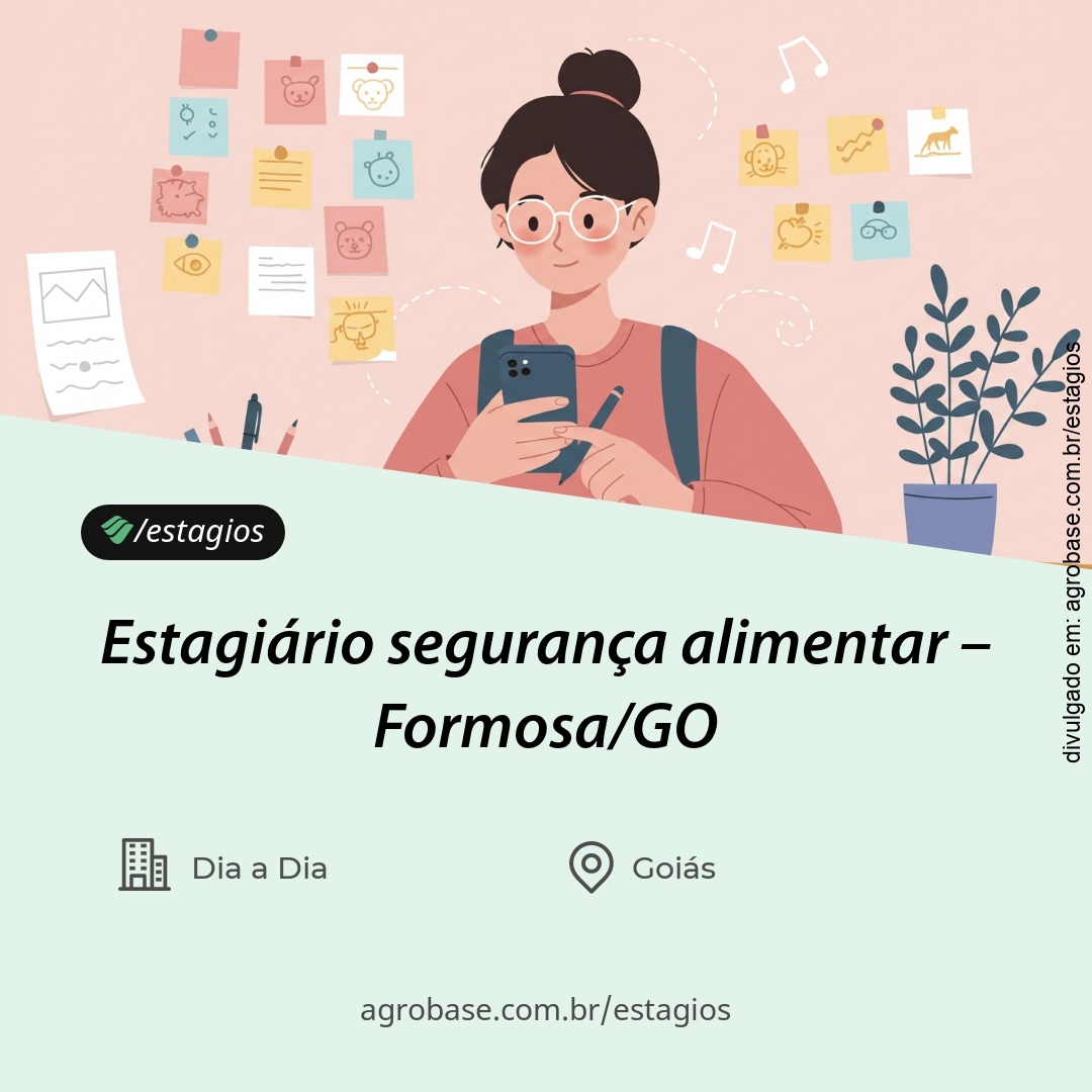 Estagiário segurança alimentar – Formosa/GO