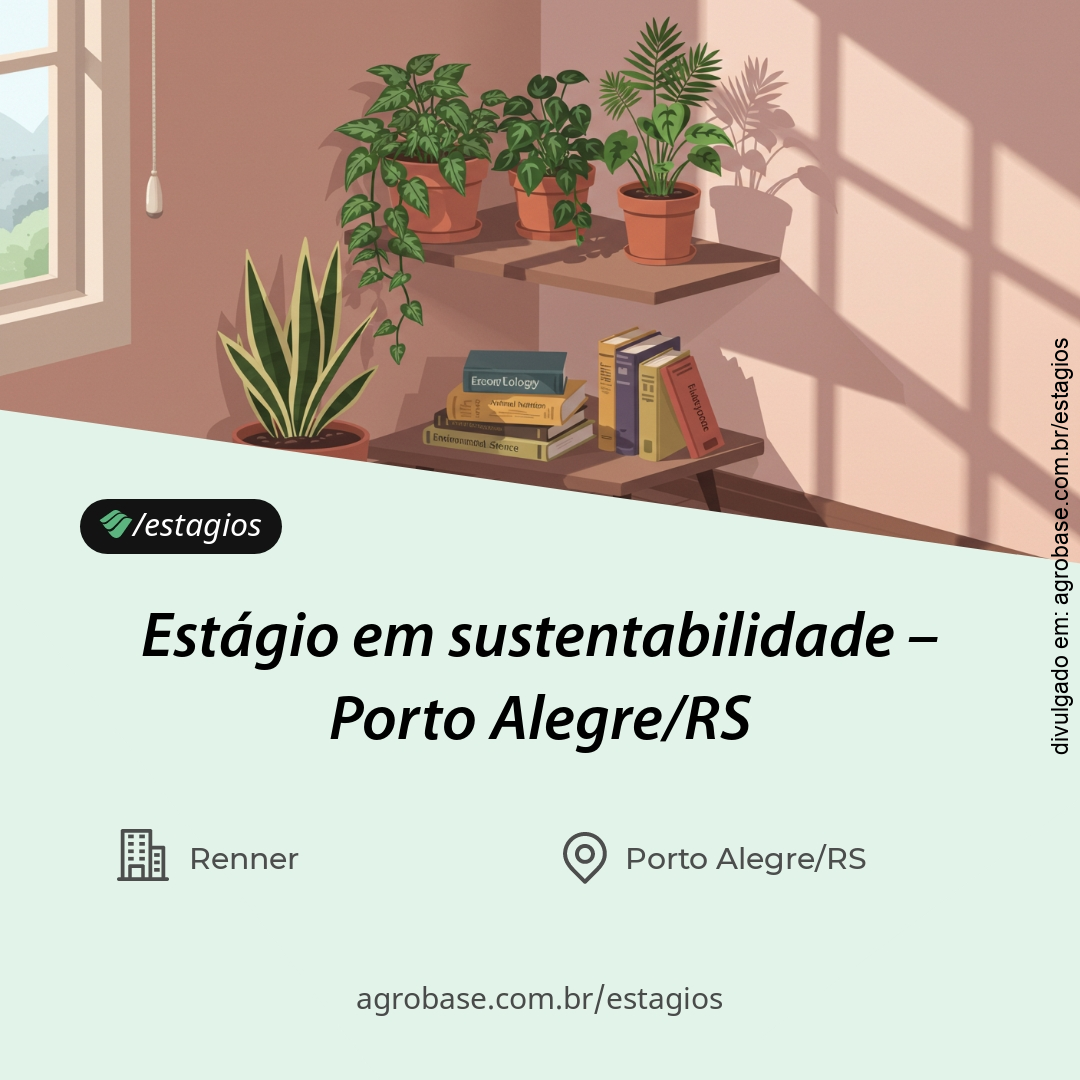Estágio em sustentabilidade – Porto Alegre/RS