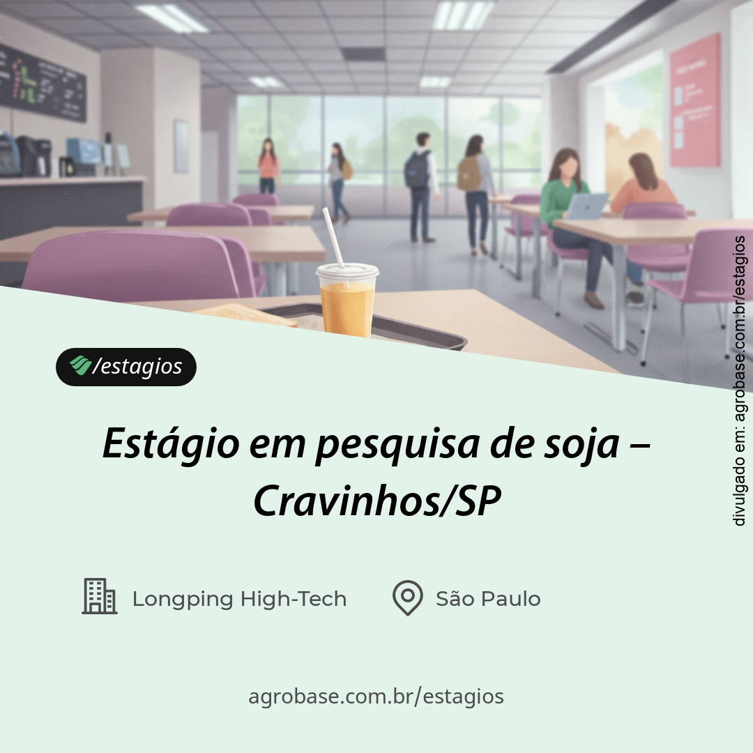 Estágio em pesquisa de soja – Cravinhos/SP