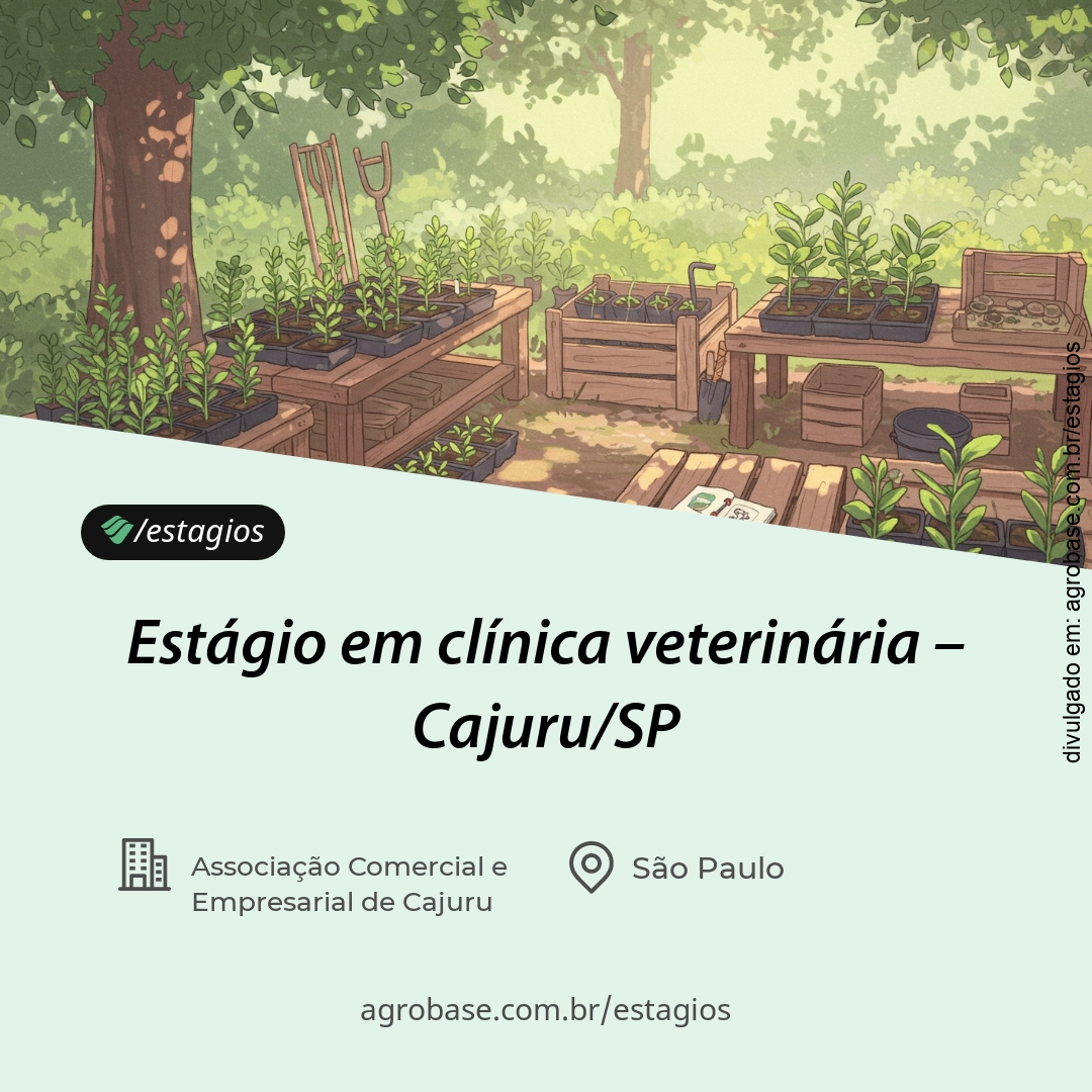 Estágio em clínica veterinária – Cajuru/SP