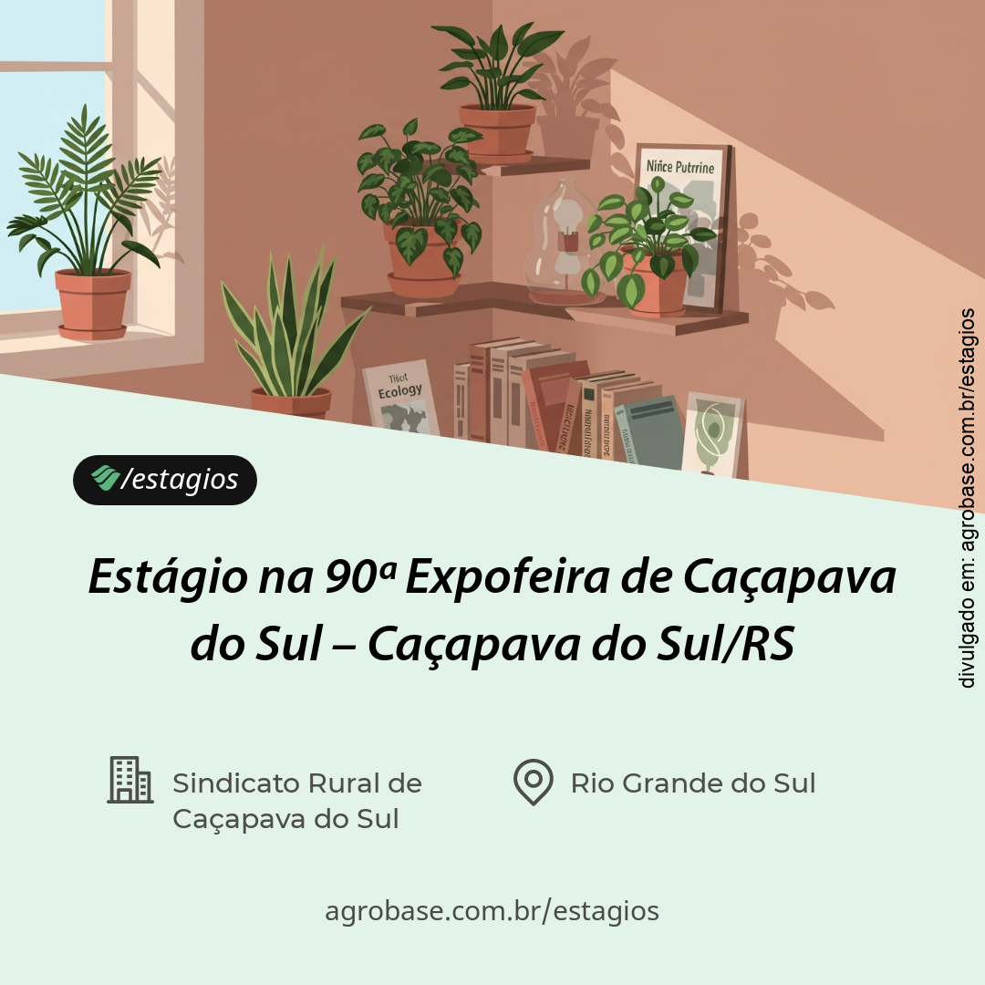 Estágio na 90ª Expofeira de Caçapava do Sul – Caçapava do Sul/RS