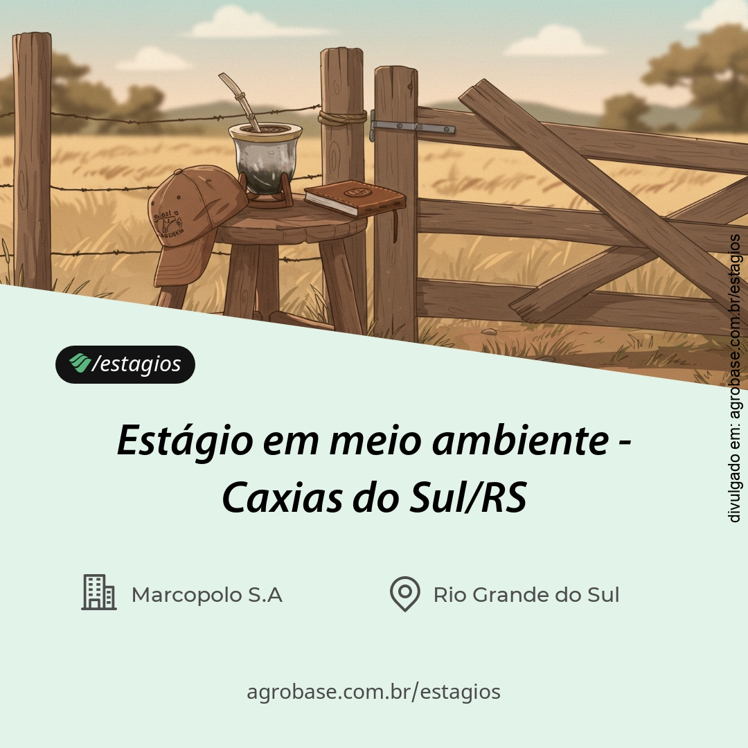 Estágio em meio ambiente – Caxias do Sul/RS
