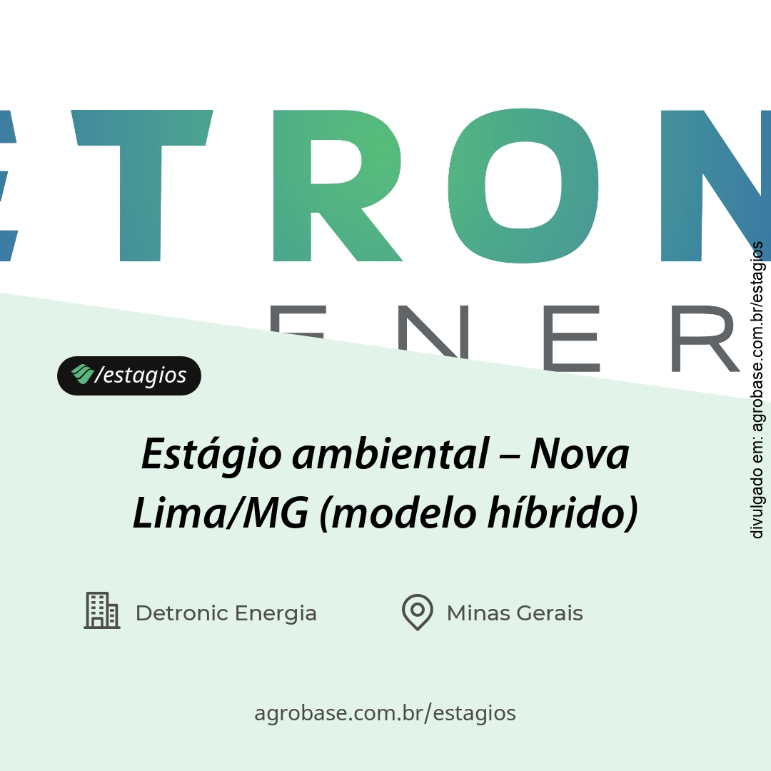 Estágio ambiental – Nova Lima/MG (modelo híbrido)