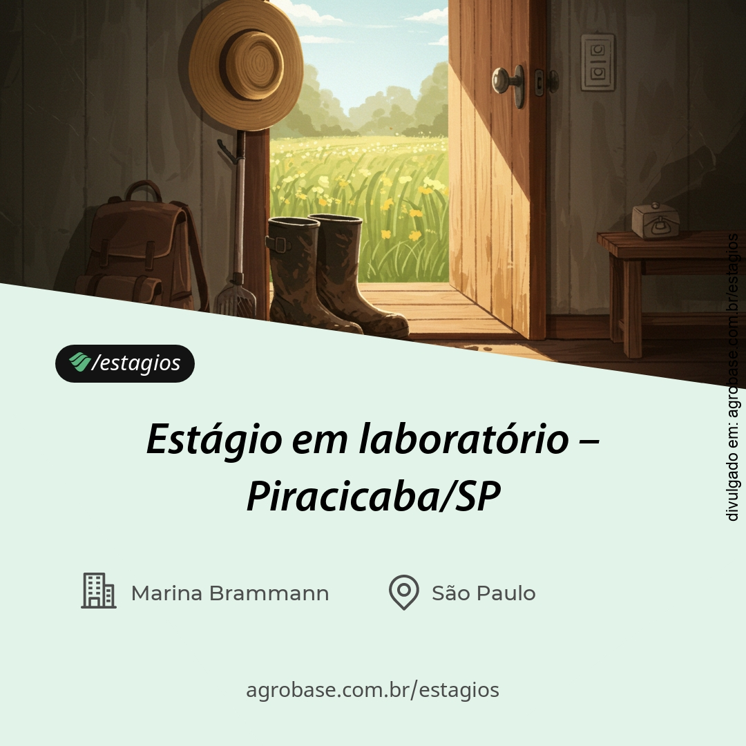Estágio em laboratório – Piracicaba/SP