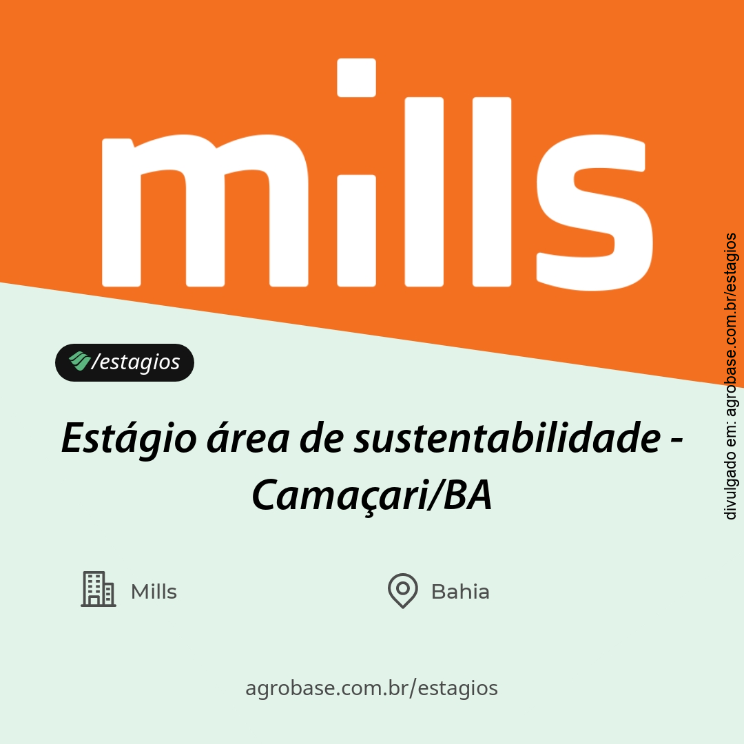 Estágio área de sustentabilidade – Camaçari/BA