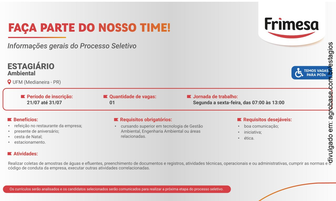 Estágio ambiental – Medianeira/PR