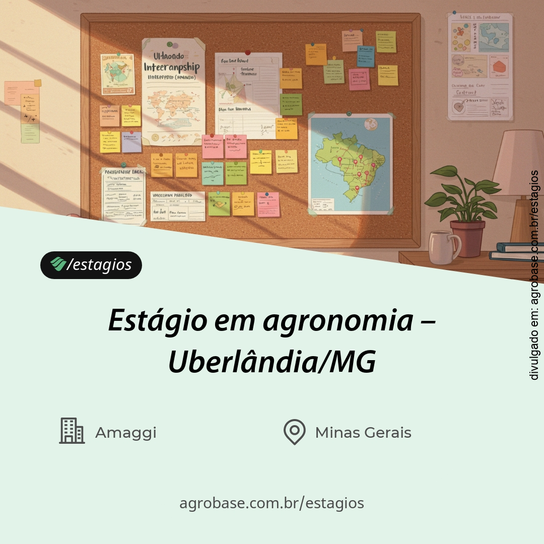Estágio em agronomia – Uberlândia/MG
