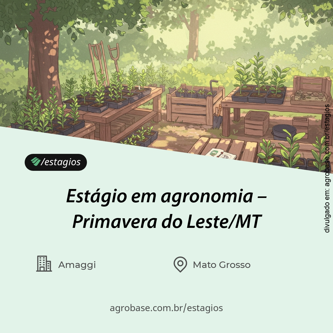 Estágio em agronomia – Primavera do Leste/MT