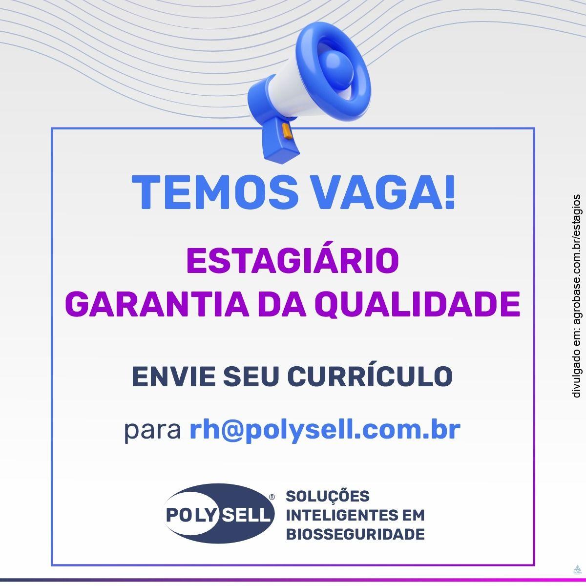 Estágio em garantia da qualidade – Louveira/SP