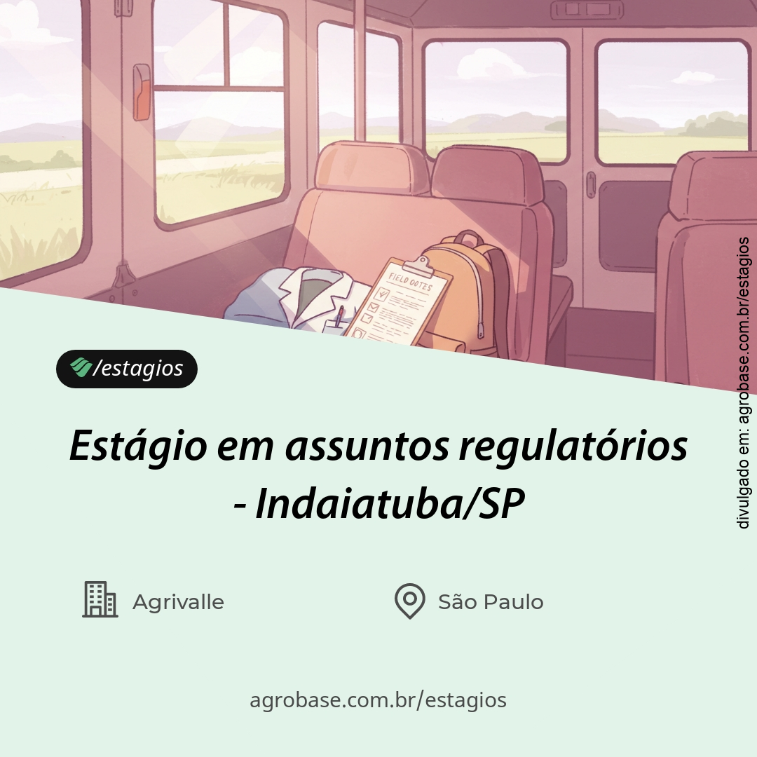 Estágio em assuntos regulatórios – Indaiatuba/SP