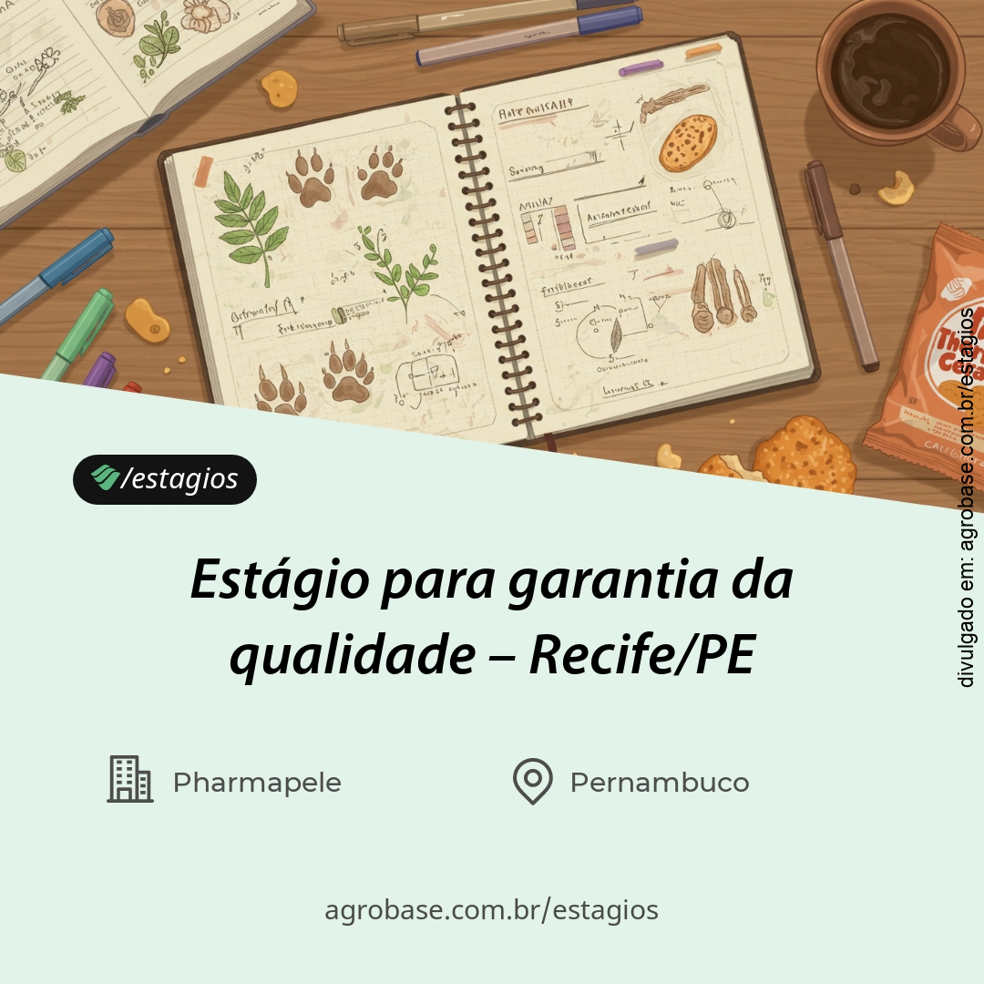 Estágio para garantia da qualidade – Recife/PE