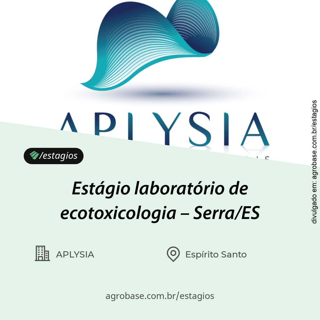 Estágio laboratório de ecotoxicologia – Serra/ES