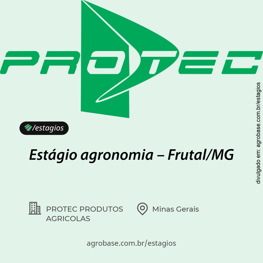 Estágio agronomia – Frutal/MG