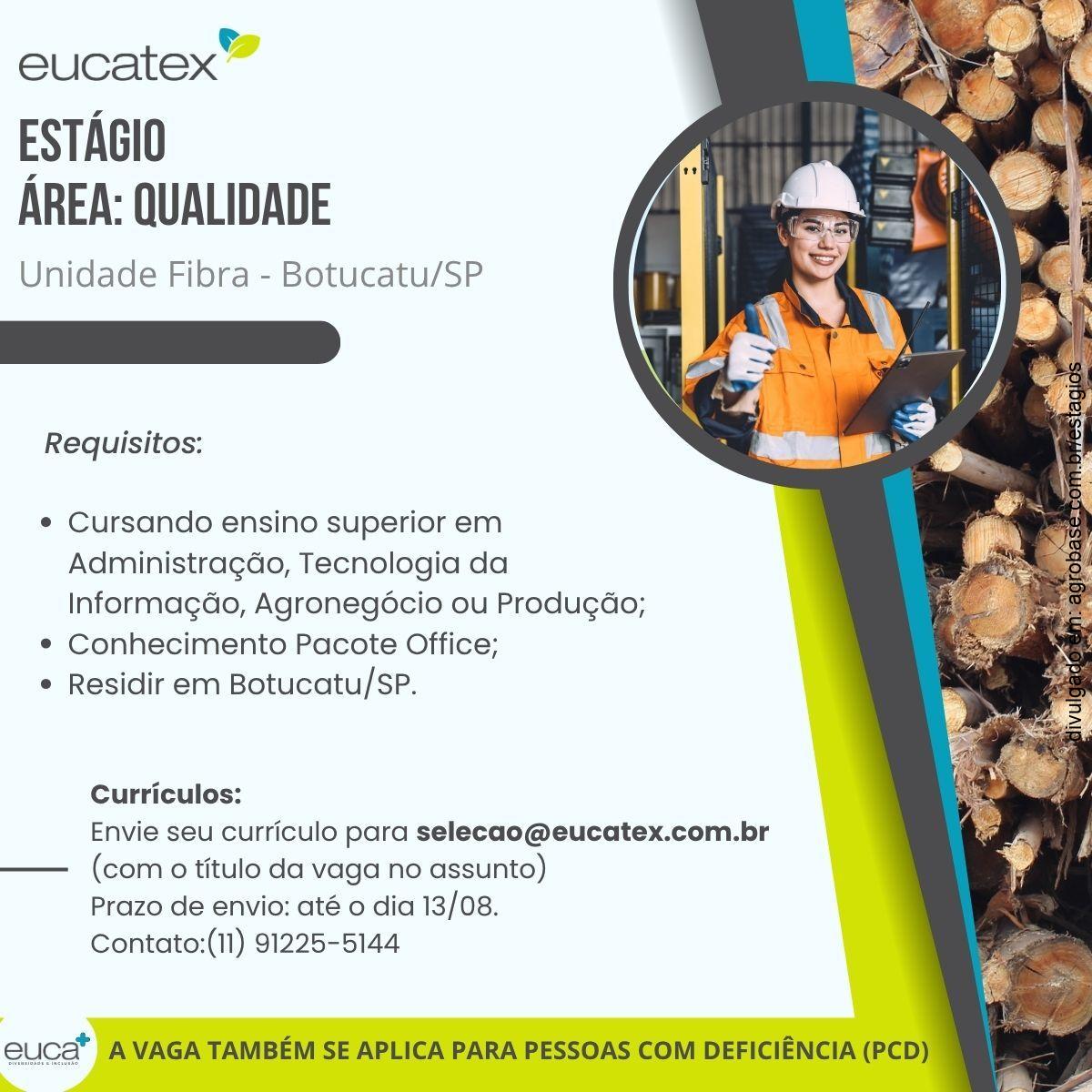 Estágio em qualidade – Botucatu/SP