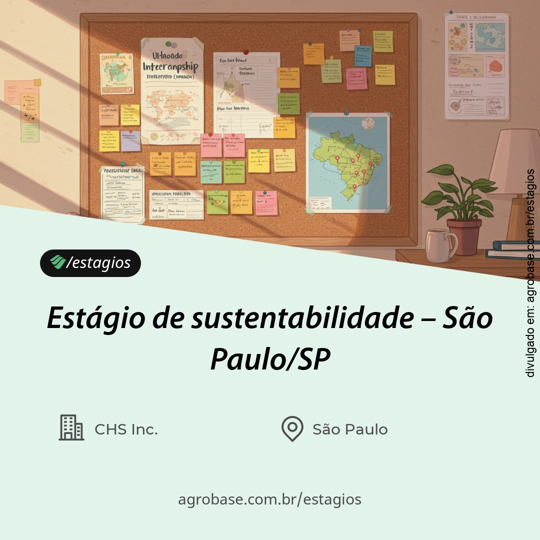 Estágio de sustentabilidade – São Paulo/SP