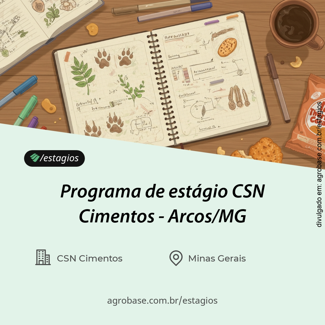 Programa de estágio CSN Cimentos – Arcos/MG