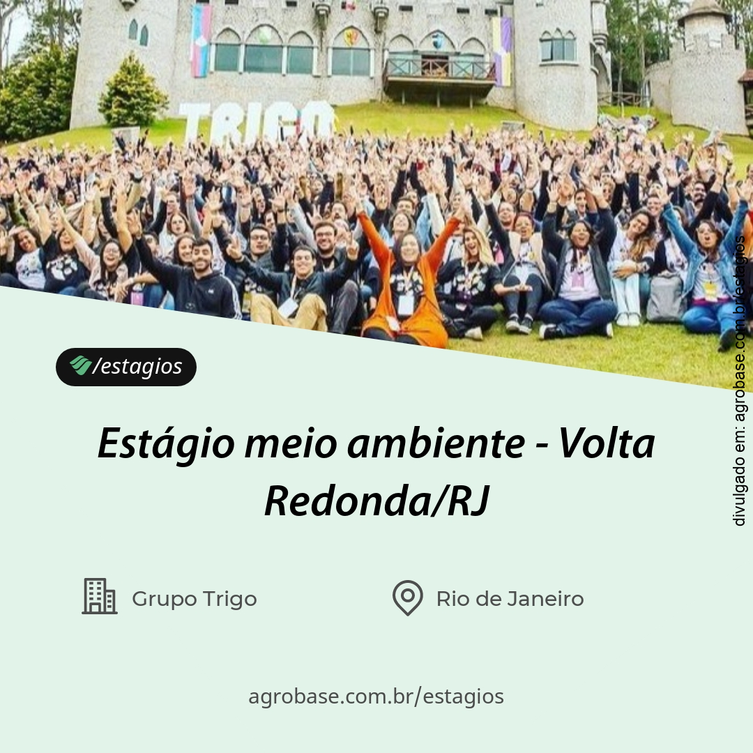 Estágio meio ambiente – Volta Redonda/RJ