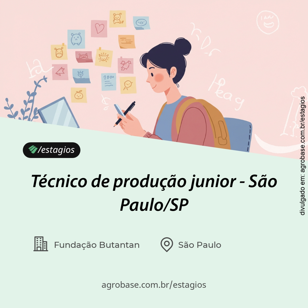 Técnico de produção junior – São Paulo/SP