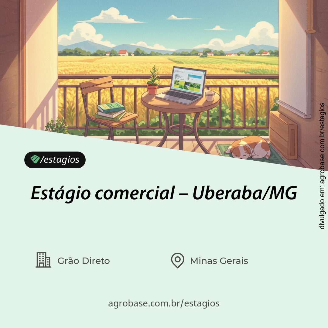 Estágio comercial – Uberaba/MG