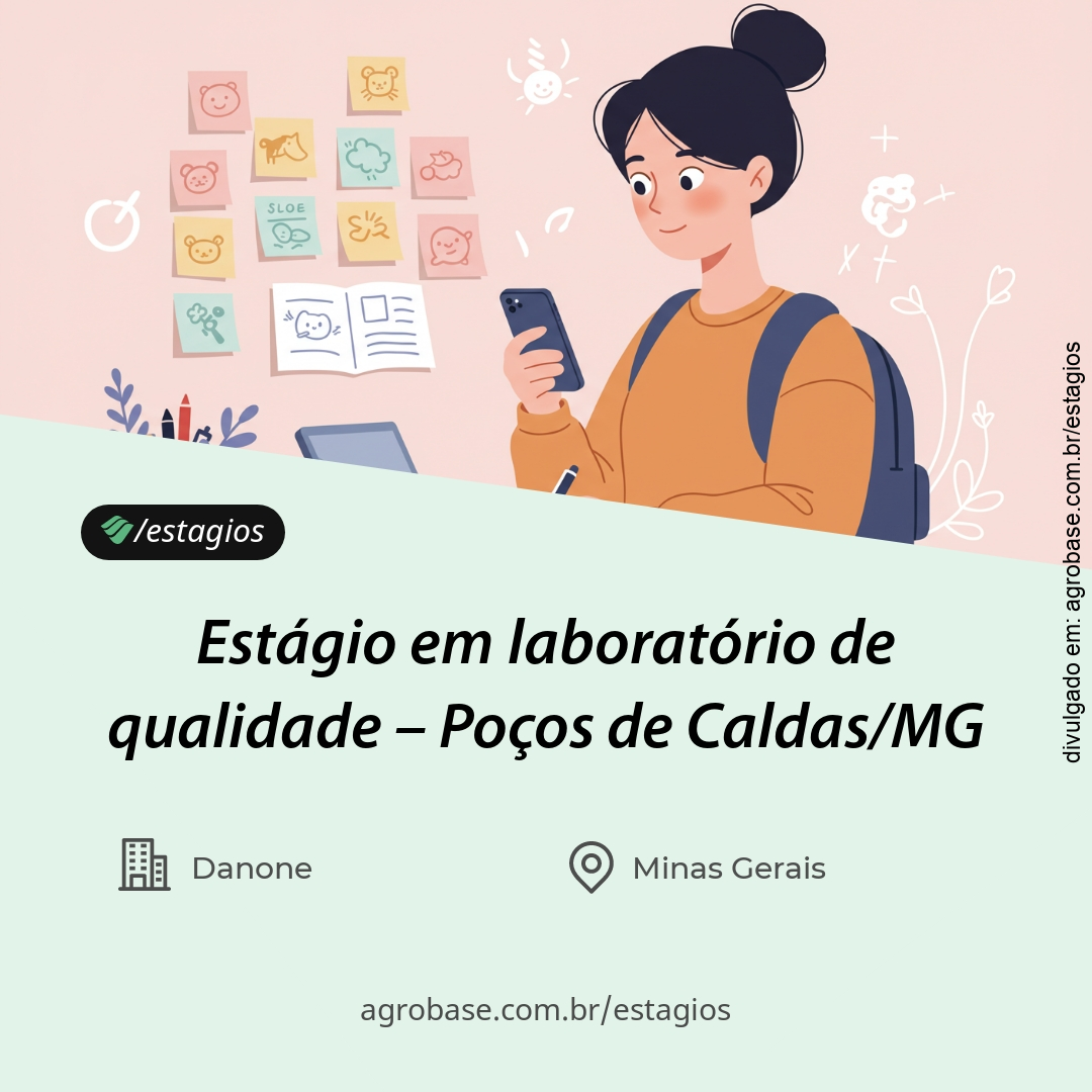 Estágio em laboratório de qualidade – Poços de Caldas/MG