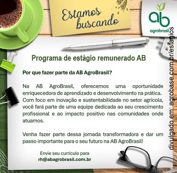 Estágio em agronomia – Santa Terezinha de Itaipu/PR