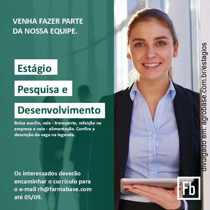 Estágio pesquisa e desenvolvimento – Jaguariúna/SP