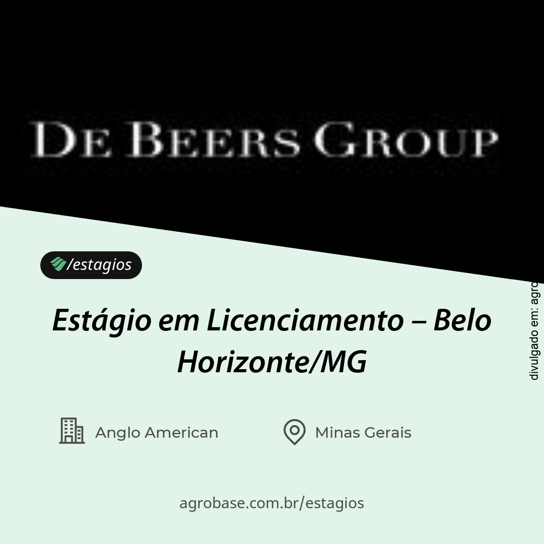 Estágio em licenciamento ambiental – Belo Horizonte/MG