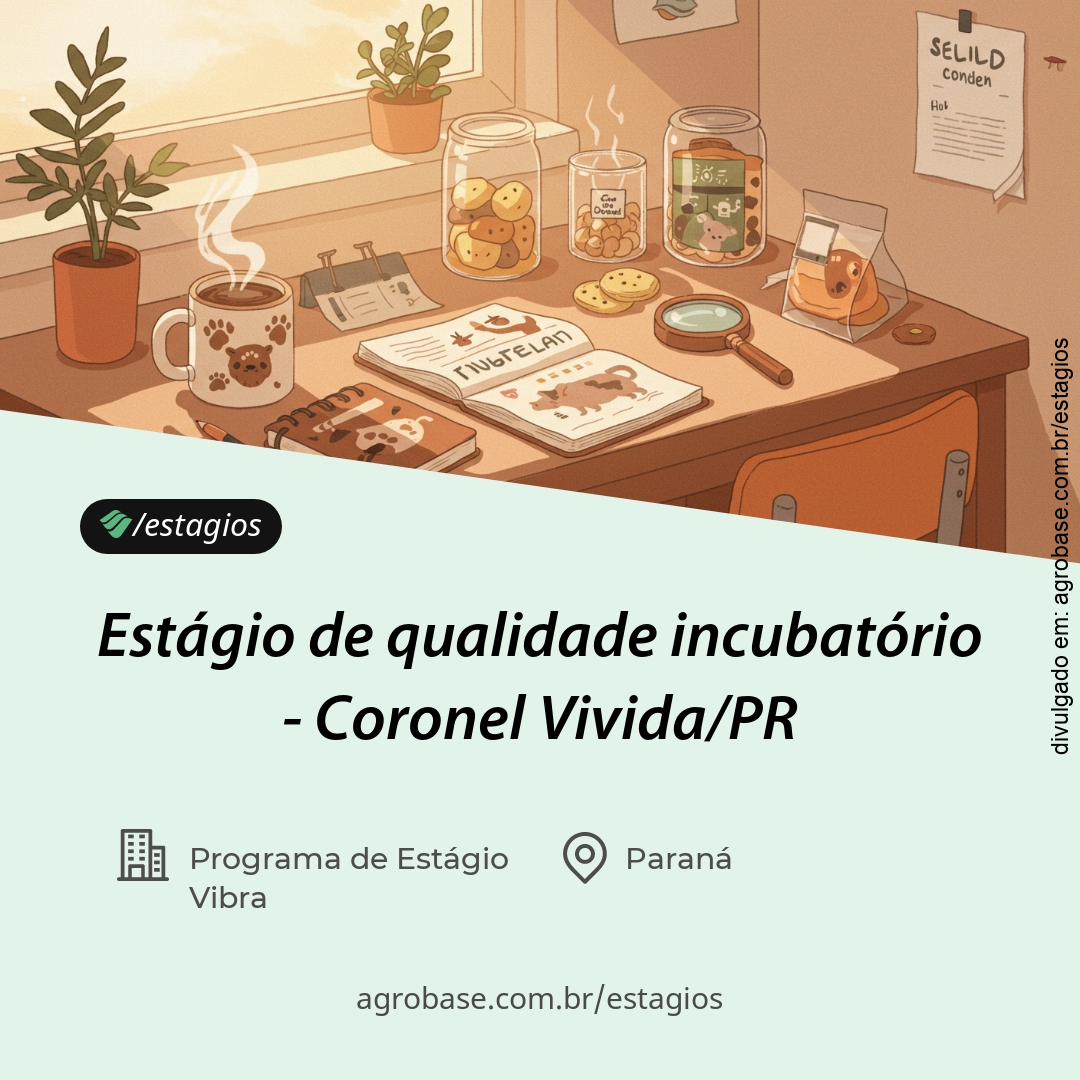 Estágio de qualidade incubatório – Coronel Vivida/PR
