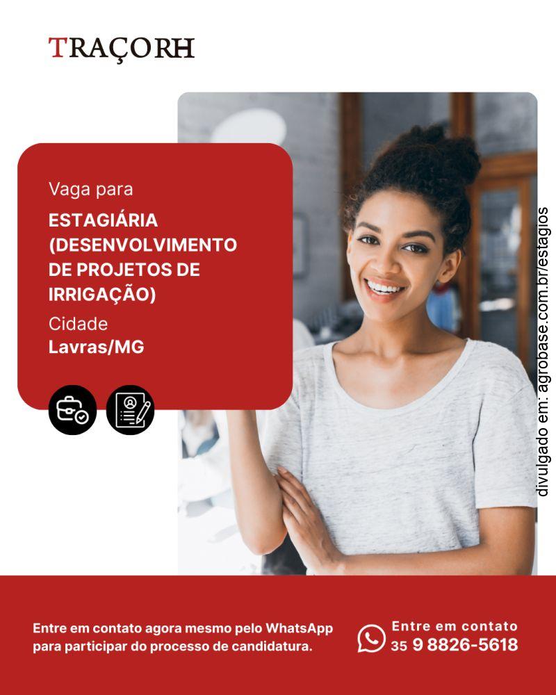 Estágio desenvolvimento de projetos de irrigação – Lavras/MG