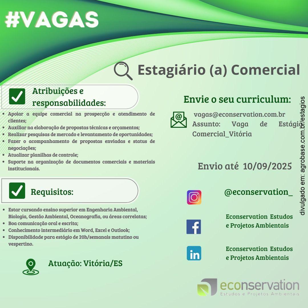 Estágio comercial – Vitória/ES