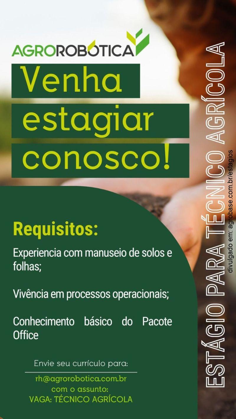 Estágio técnico agrícola – São Carlos/SP