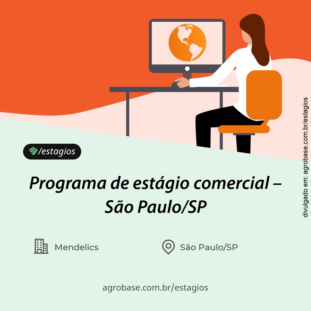 Programa de estágio comercial – São Paulo/SP
