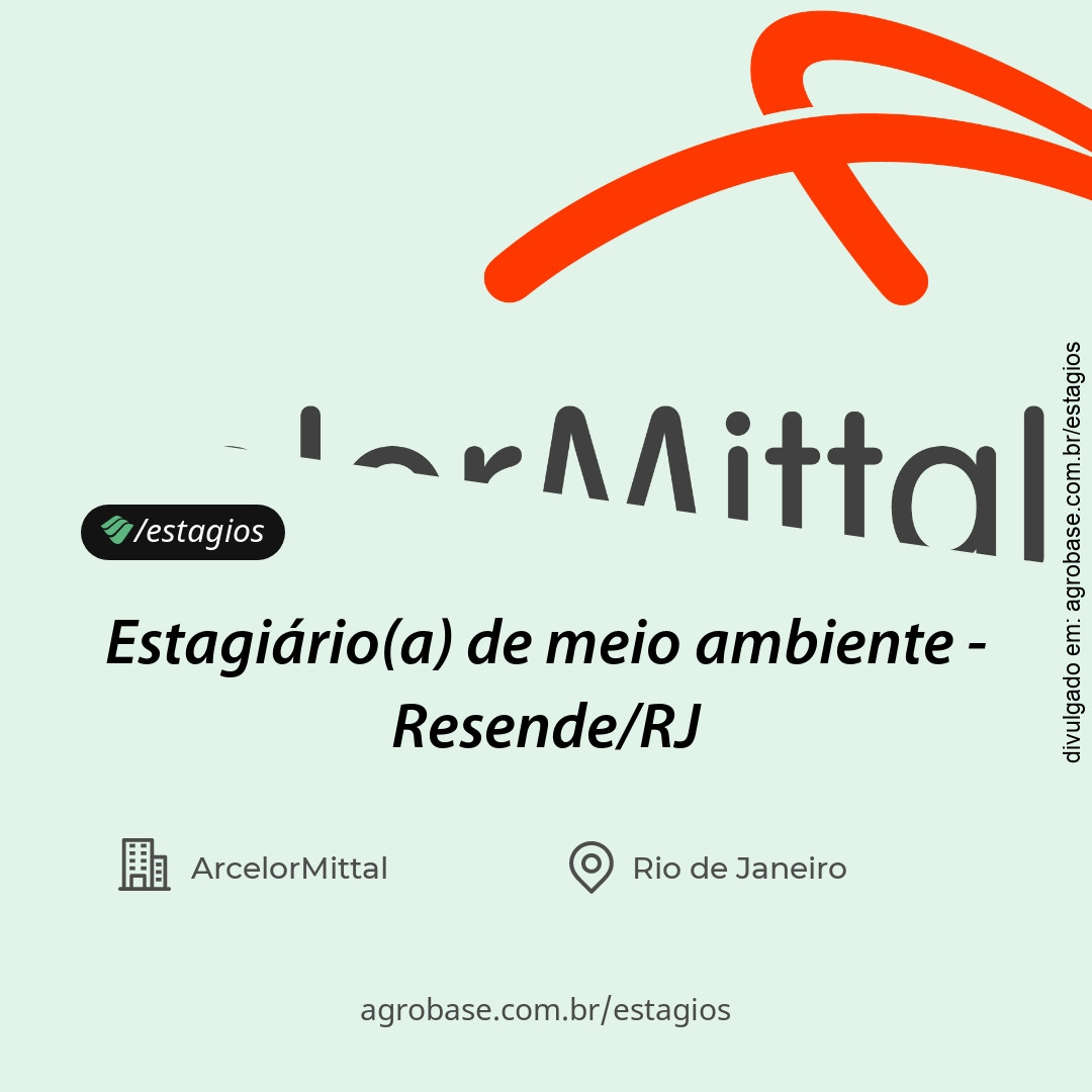 Estagiário(a) de meio ambiente – Resende/RJ
