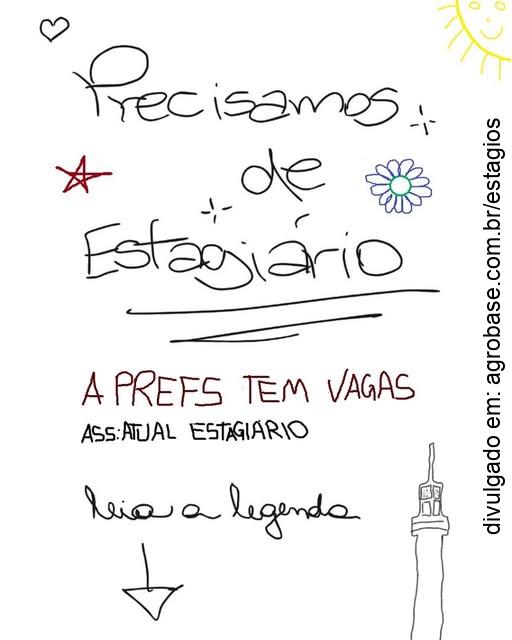 Estágio prefeitura de Francisco Beltrão/PR