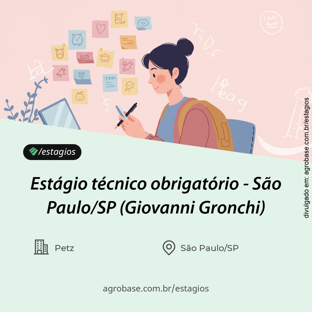 Estágio técnico obrigatório – São Paulo/SP (Giovanni Gronchi)