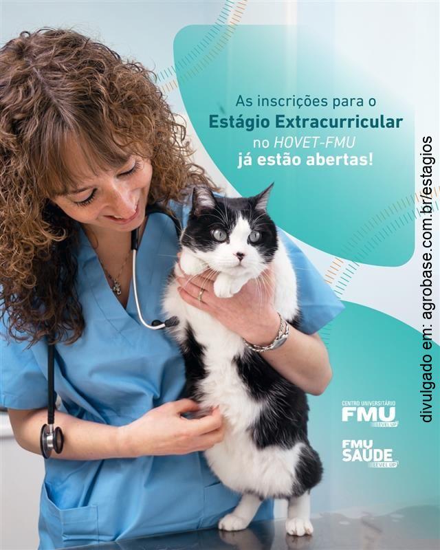 Estágio extracurricular medicina veterinária – São Paulo/SP