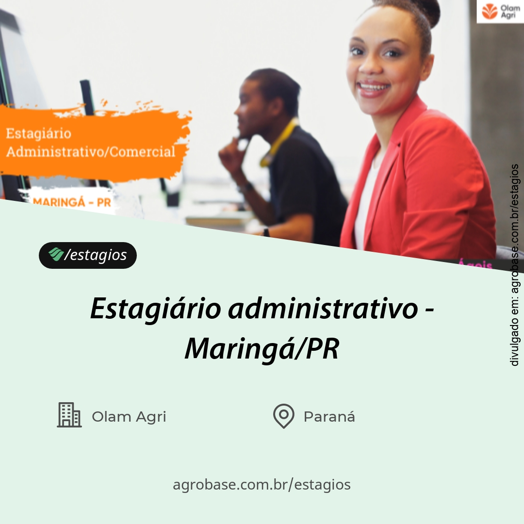 Estagiário administrativo – Maringá/PR