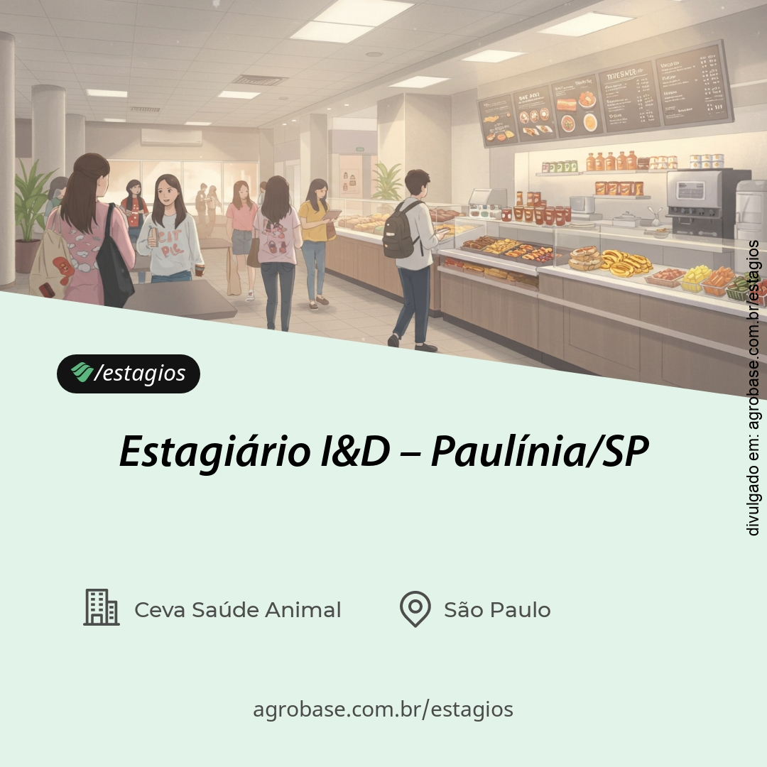 Estagiário I&D – Paulínia/SP